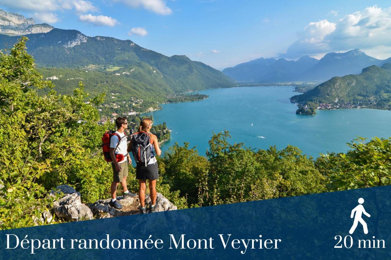 HOMEY MONTAIGNE - New - A 1 min à pied du LAC D'ANNECY - 2 Balcons privés - Appartement avec 2 chambres - Stationnement gratuit toute l'année sauf en été - juin à août Esterno foto